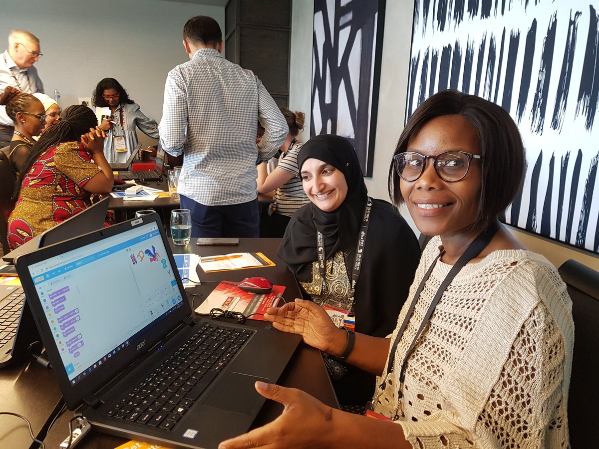 Megan Rademeyer (@meganrademeyer) on Twitter photo Playing #Scratch with the <a href="/scratch/">Scratch Team</a> team was like chatting on the phone with Alexander Graham Bell. Inspiring to see what is possible, and how much can be achieved when given the time to play sparked with a bit of curiosity & a learning partner. #AfricaPlay Playing #Scratch with the <a href="/scratch/">Scratch Team</a> team was like chatting on the phone with Alexander Graham Bell. Inspiring to see what is possible, and how much can be achieved when given the time to play sparked with a bit of curiosity & a learning partner. #AfricaPlay