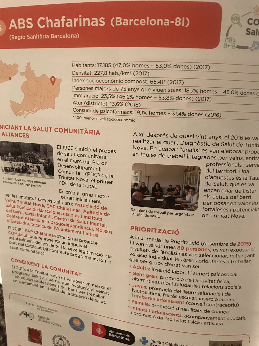 Isabel_gm1's tweet photo. #COMSALUT2019 ja portem 3 anys....@apicsbcn #aavvtrinitatnova @salutpublicabcn https://t.co/hd32gZkO2g