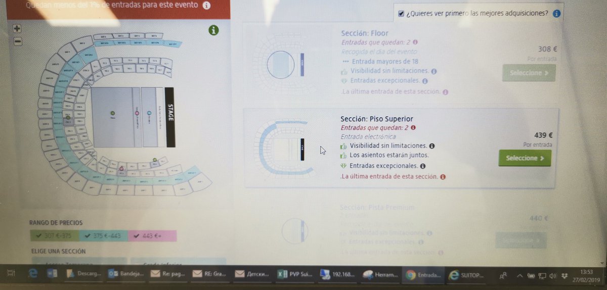 sbaudot's tweet photo. @AlejandroSanz como era eso de la reventa? #reventa #triste entradas en venta oficial agotadas pero si tienes 700 o 1000 euros entonces si? Gracias https://t.co/CulsLUOAoU