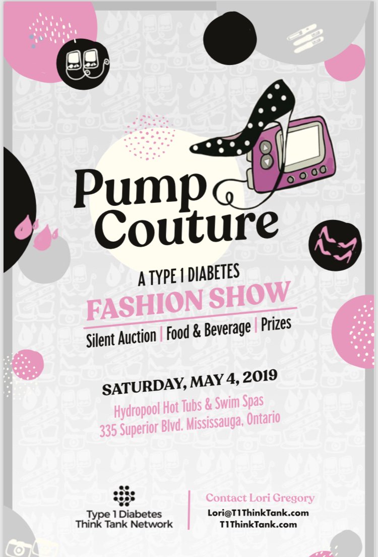 T1D FASHION SHOW!!! @T1DTTN is hosting a fashion show with all T1D models...Pump Couture is on May 4th and you can get your tickets now. D-Dance founder Dr. Deanna just might be strutting the runway that night :) #t1d #t1dlookslikeme #insulin #fashion