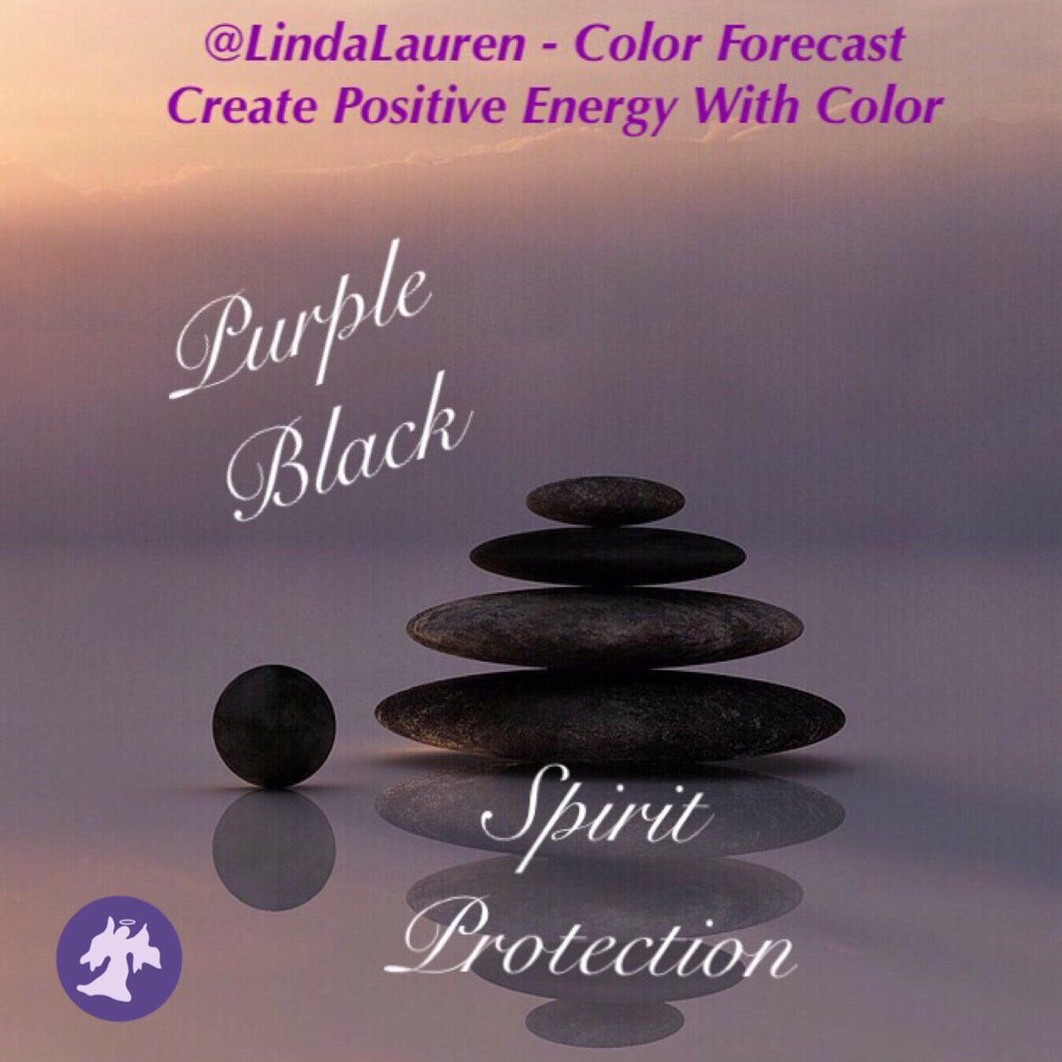LindaLauren's tweet image. Purple and black for #spiritprotection. #colorforecast
