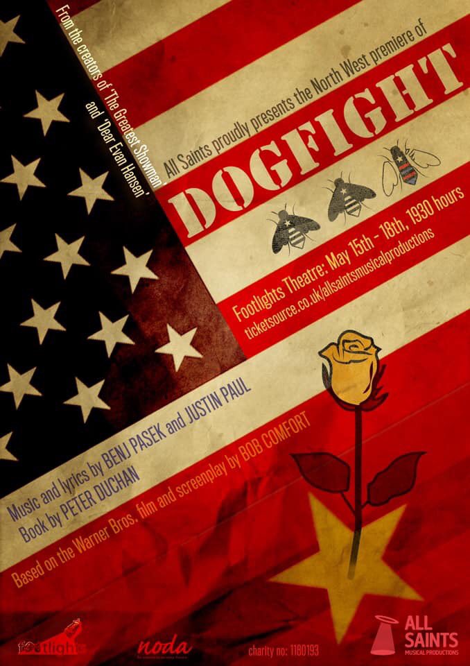 It’s here! #poster #musicaltheatre #manchester #pasek #paul #dogfight tickets out now: ticketsource.co.uk/allsaintsmusic…