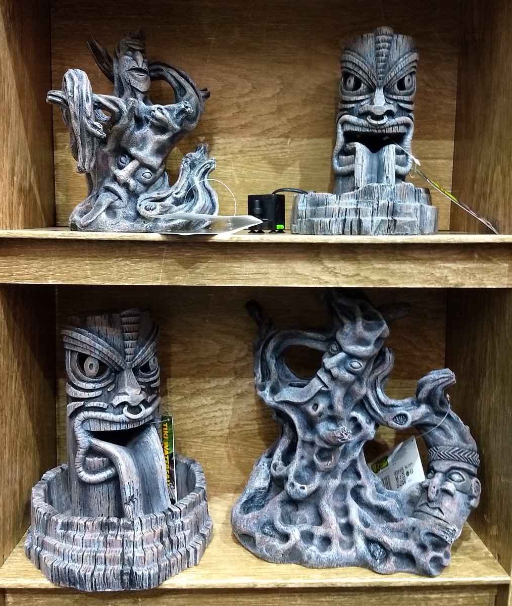 Matching #Tiki decor items are available to give your terrarium that special Polynesian tropical island vibe. Have a glance at your terrarium and dream away to a warm tropical paradise with crystal clear water, pearly white beaches and waving palm trees. #ExoTerra #terrarium