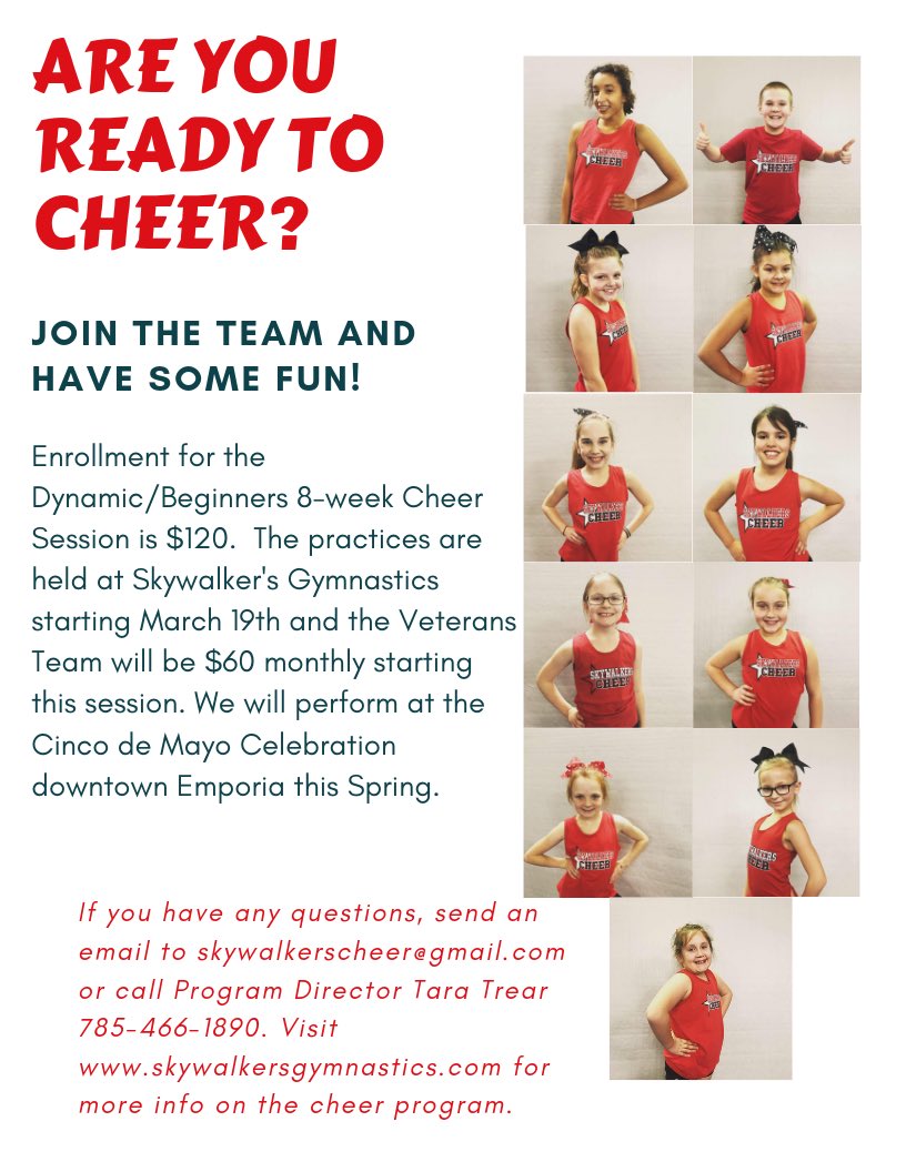 Come join us this March!!!