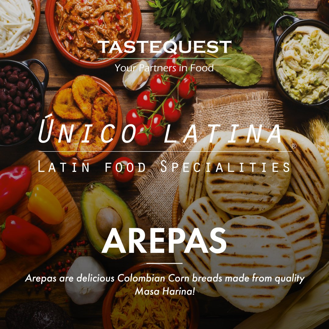 Discover our NEW Arepas...    
tastequest.co.uk/displayitemdet…
#Arepas #Arepa #Colombia #Venezuela #CocinaLatina