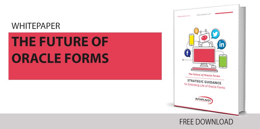 AuraPlayer's tweet photo. Want to #gomobile with your #OracleForms without risk and redevelopment? Then this whitepaper is worth the read! Click here to read more - https://t.co/rhTyHVxKZ9                                               @OracleFormsPM @OracleMobile @AuraPlayer https://t.co/cuyZ4F2gIX
