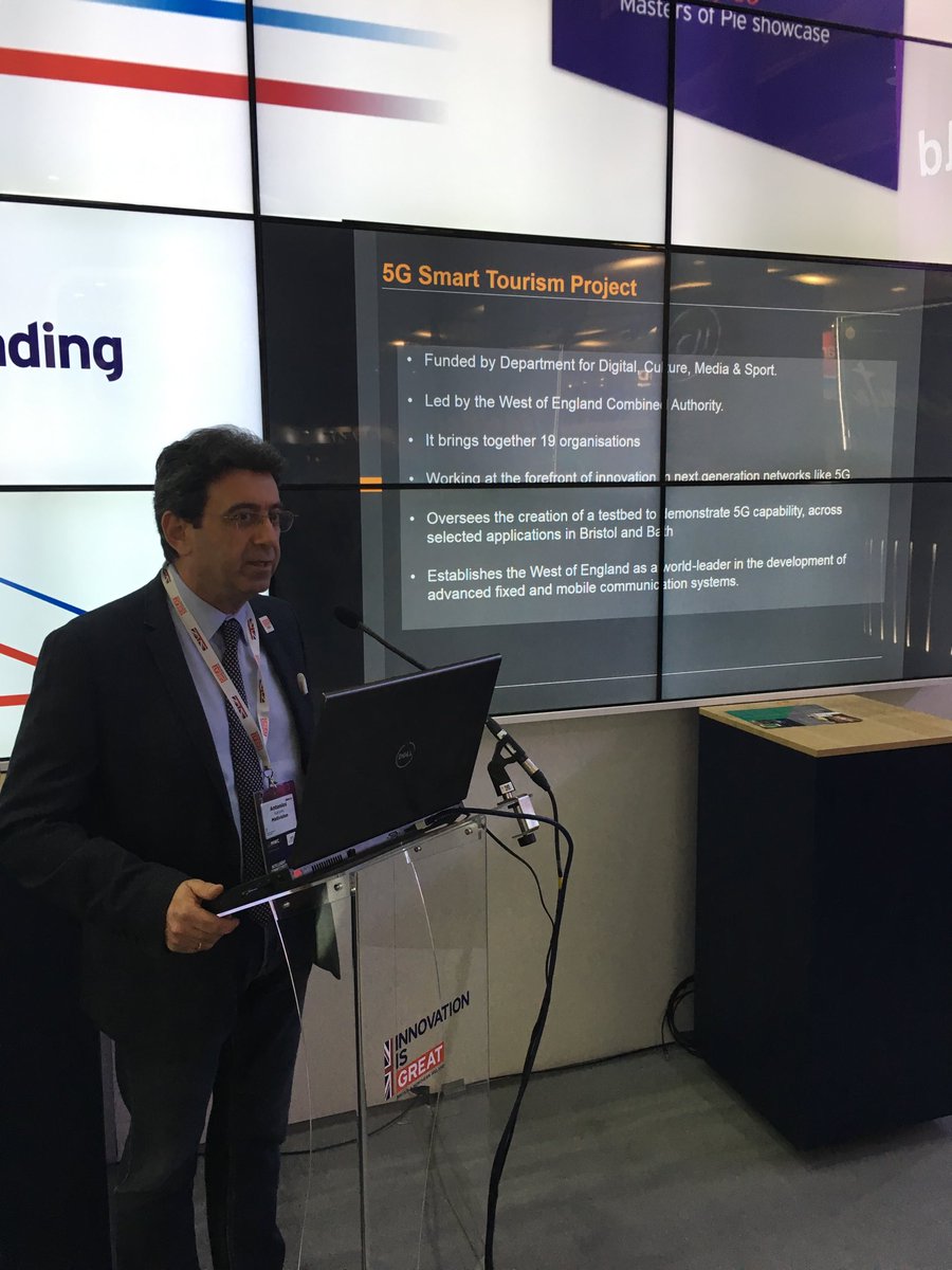 If you missed my ⁦<a href="/mativision/">mativision</a>⁩ #usecase in #5GST #presentation today #MWC2019 come tomorrow 10:00 booth 7B41 #GB #DIT pavilion. ⁦<a href="/bristol_smart/">Smart Internet Lab</a>⁩ ⁦<a href="/DigiCatapult/">Digital Catapult</a>⁩ ⁦<a href="/DritanKaleshi/">Dritan Kaleshi</a>⁩  ⁦<a href="/dinos_kats/">Kostantinos Katsaros</a>⁩ Dimitrios Gkounis