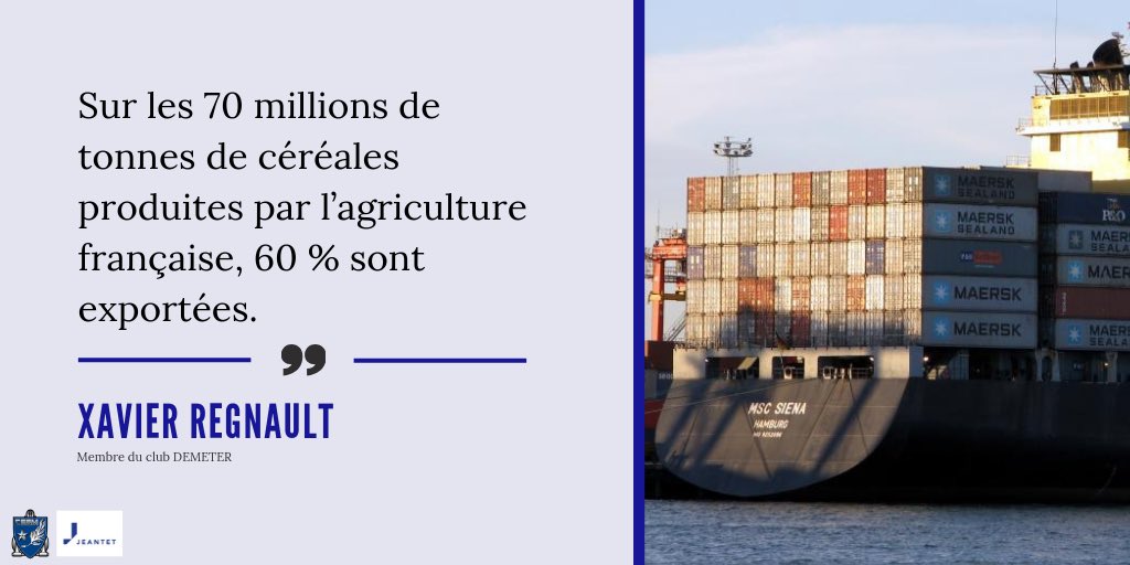 CESMMarine's tweet photo. [#MerAgri] Panorama des exportations agricoles françaises et des routes commerciales par @XRegnault du club @Le_Demeter https://t.co/7zEyFxFNxA
