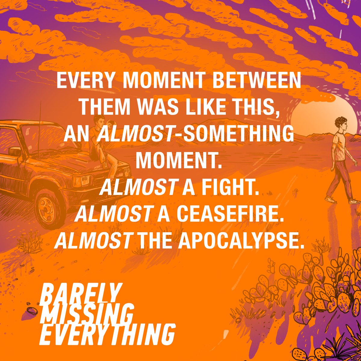 Less than a week to go until Barely Missing Everything hits the shelves! #Novel19s #YABooks #YA #ownvoices #authors #ElPaso #bookstagram #DiverseBooks #latinxkidlit #Latinxlit #Latinxwriters #Latinxwriters #LatinoBooks