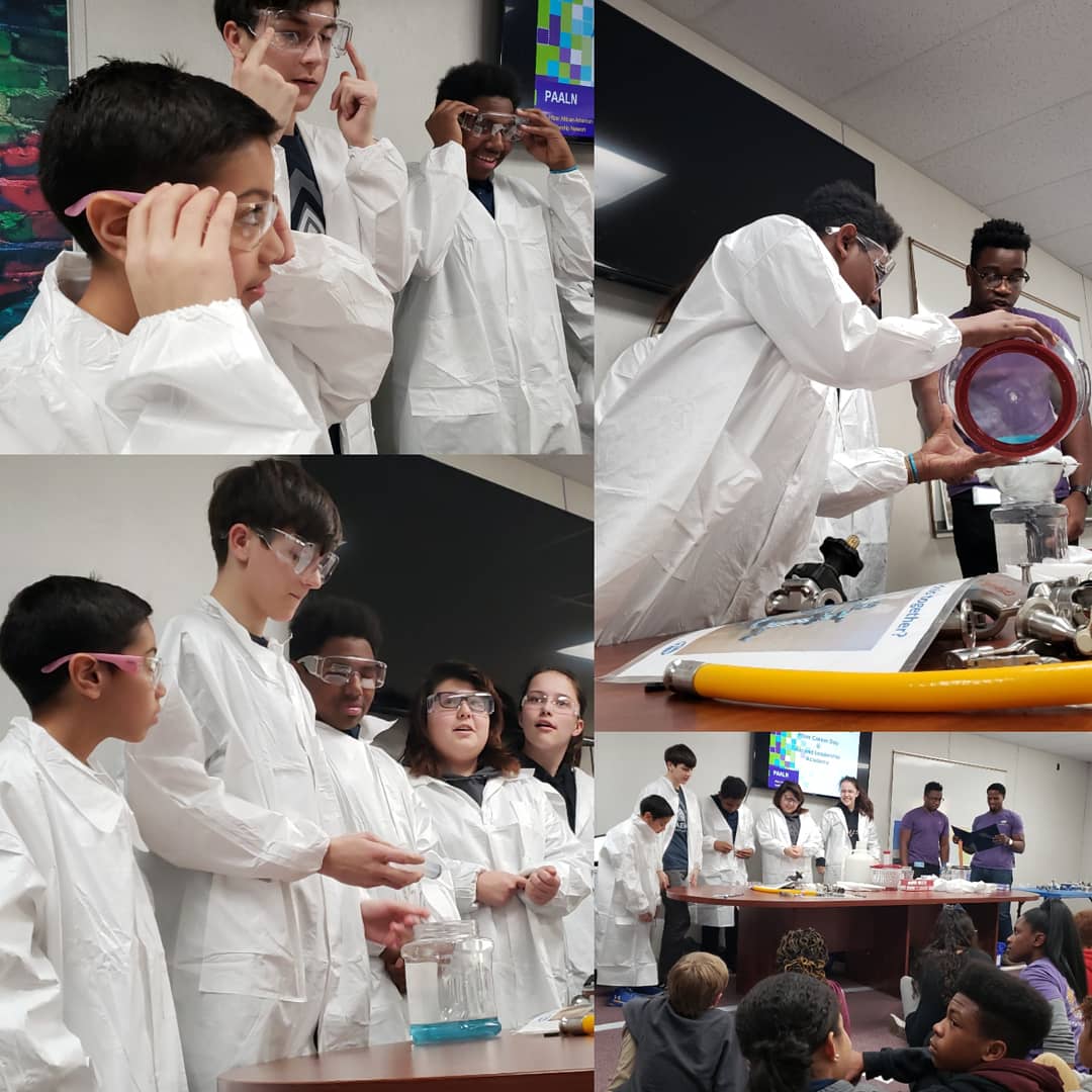 alaacademy's tweet photo. Our students went from SCHOLARS to SCIENTISTS yesterday during a visit from local Pfizer employees! Check out the great hands-on experience going on here! Thanks so much to @pfizer for sharing how important it is to have diversity in science careers https://t.co/da7eqR5fYs