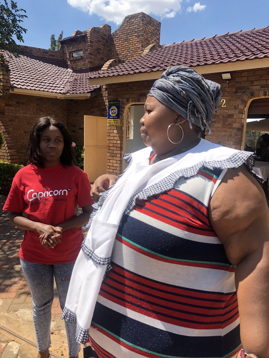 CapricornFM's tweet image. Many hands make the load lighter. Capricorn FM visits Thoriso Themane’s family. #JusticeForThoriso