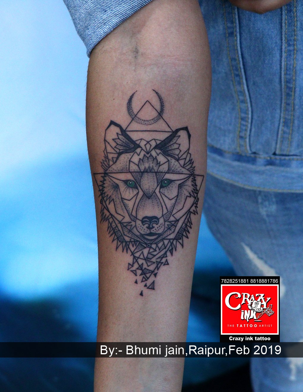 Crazy ink tattoo & Body piercing on X: "Wolf tattoos are very popular and  considered to be a mainstream tattoo. They can be designed in a variety of  different ways and portrayed
