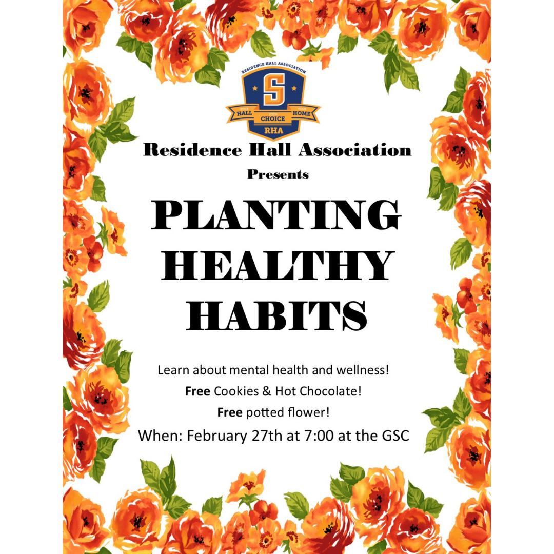 SnowResLife's tweet image. Today's the day, folks!  🌷 Swing by the GSC at 7pm for COOKIES, COCOA, and a FREE POTTED FLOWER! You don't wanna miss this. 😀
.
.
.
.
.
#snowreslife #snowrha #rha #freestuffisneverbad #planting healthyhabits #mentalhealth #healthandwellness #springtimeiscoming