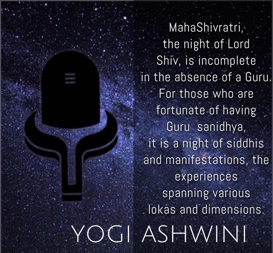 Dhyan Foundation (@dhyanfoundation) on Twitter photo #MahaShivratri, the night of Lord
#Shiv, is incomplete in the absence of a #Guru....<a href="/yogiashwini/">Yogi Ashwini</a> #MahaShivratri, the night of Lord
#Shiv, is incomplete in the absence of a #Guru....<a href="/yogiashwini/">Yogi Ashwini</a>