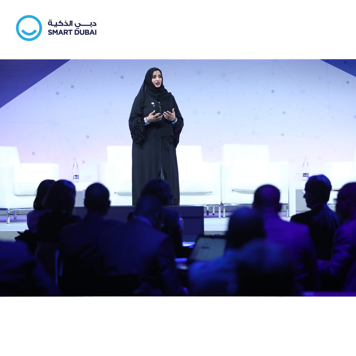 DigitalDubai's tweet image. Today at the #MWC19MP, H.E Dr. @Aisha_BinBishr shared how #Dubai is working on a roadmap on how to embed #ArtificialIntelligence across all industry sectors to enhance service efficiency and provide seamless experiences for residents and visitors.
#SmartDubai