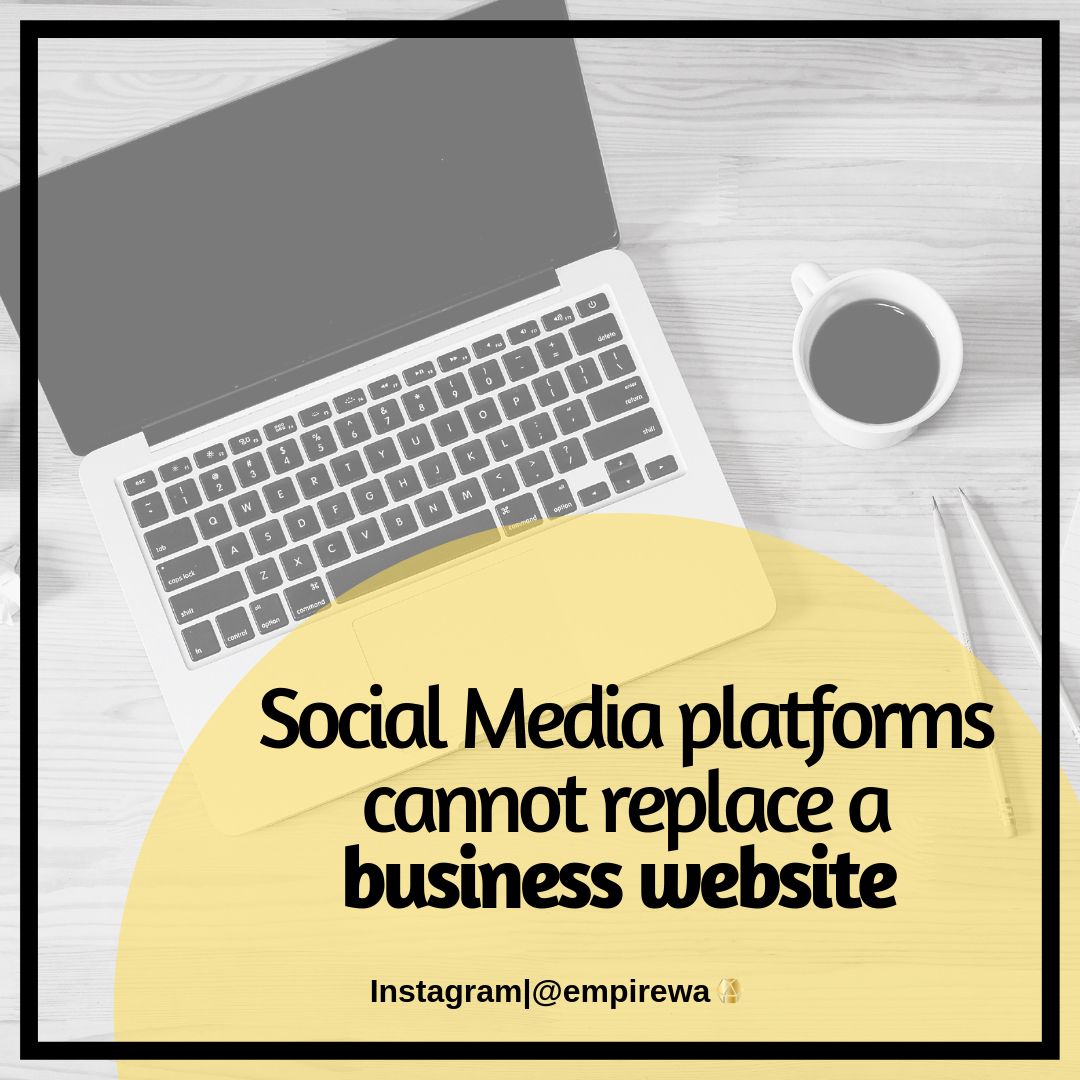 Social media platforms such as Facebook and Instagram are great and all businesses should use them as part of their overall digital marketing strategy. However, if you think that having a Facebook Page means you don't need a business website, you're wrong!