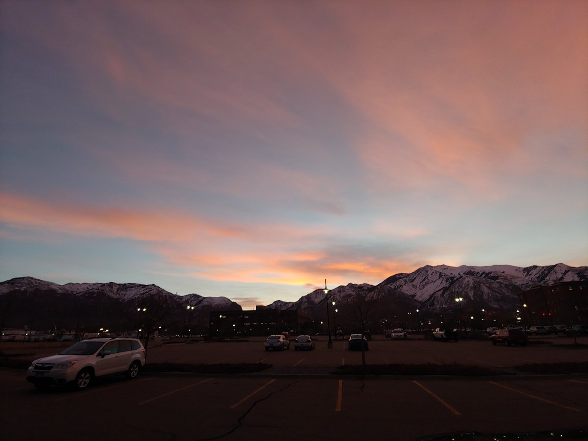 I miss West Texas sunsets, but mountain sunrises make up for it