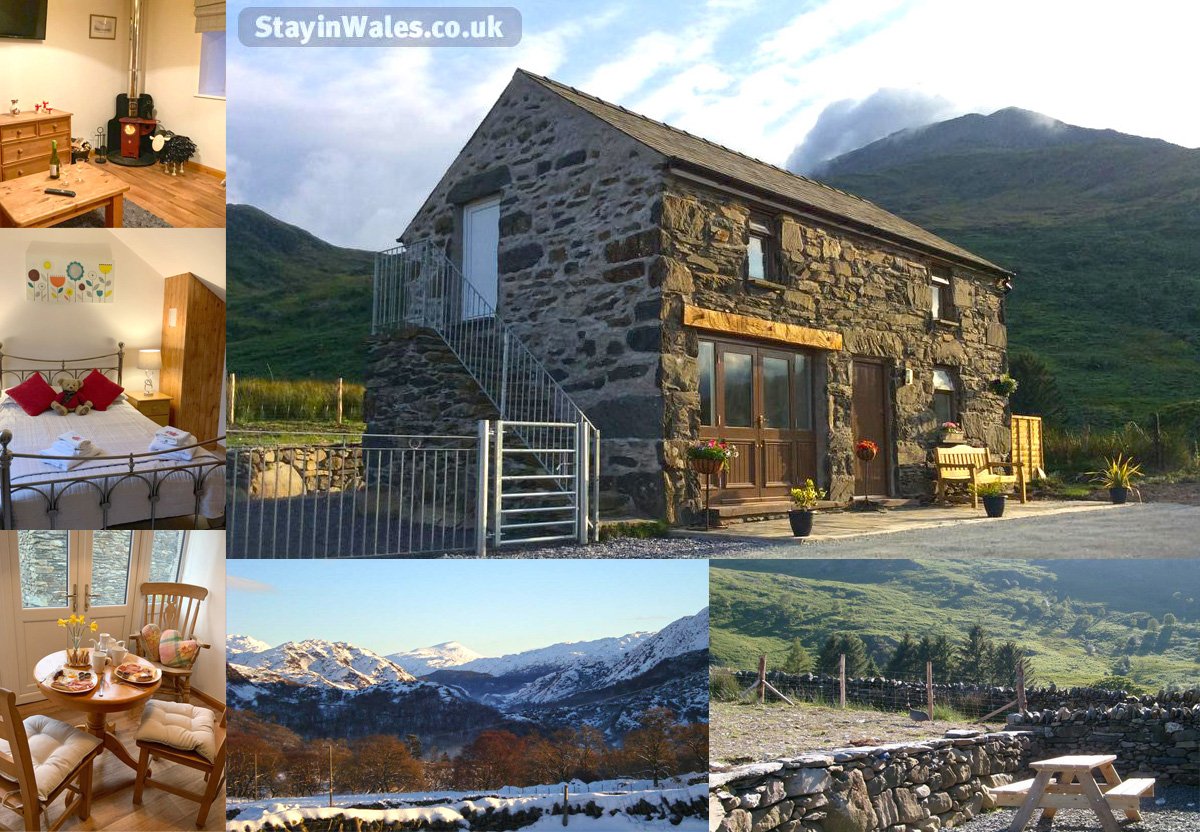 Beudy Bach - stayinwales.co.uk/detail.cfm?i=8… - is a cottage for two in the heart of Snowdonia with stunning mountain views, perfect for lovers of the great outdoors. Your pet is welcome too. Book direct with the owner - no 'service fees’ to bump up the price.