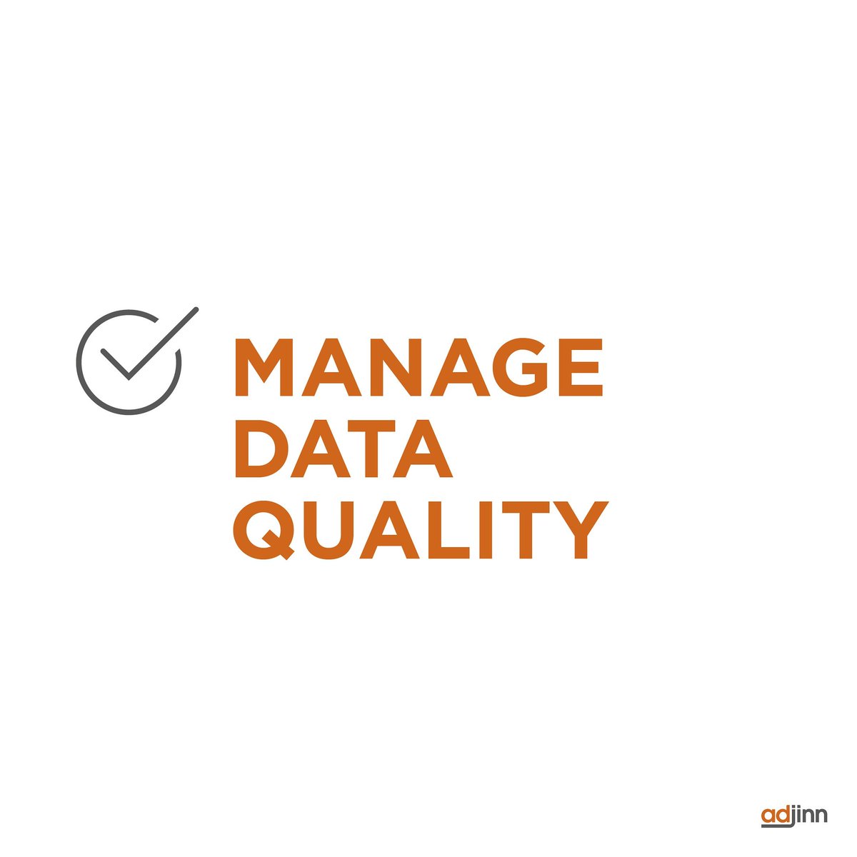 Managing data quality is one of the first steps. With adjinn you can rely on high quality data, accurate and consistent. goo.gl/5ThKWh #advertising #data #transparancy #adjinn #business #marketing #analysis #bigdata #datascience #analytics #statistics #dataanalysis