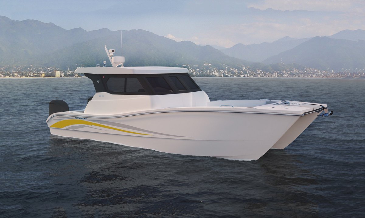 gulfcraft's tweet photo. Check out the all new SilverCat 34 catamarans, a center console fishing boat and a hard top version at Dubai Boat Show 2019! Watch our Instagram stories to know more.
Visit us at stand OD-115.
#GulfCraft #Dibshow #DIBS2019 #boats #boatshow #silvercat34 #boat #boatlife https://t.co/oWMKpCclpY