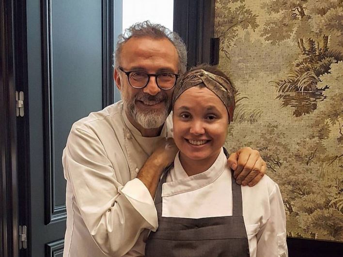 Last year it was <a href="/massimobottura/">massimobottura</a> himself on our stage; this year we will welcome his Chef de Cuisine of Gucci Osteria in Florence, Karime Lopez <a href="/KARYLMT/">Karime LMT</a>. She combines Mexican, Peruvian, and Japanese ingredients with best local Italian products. Learn more: chef-alps.com/de/gastkoeche/…