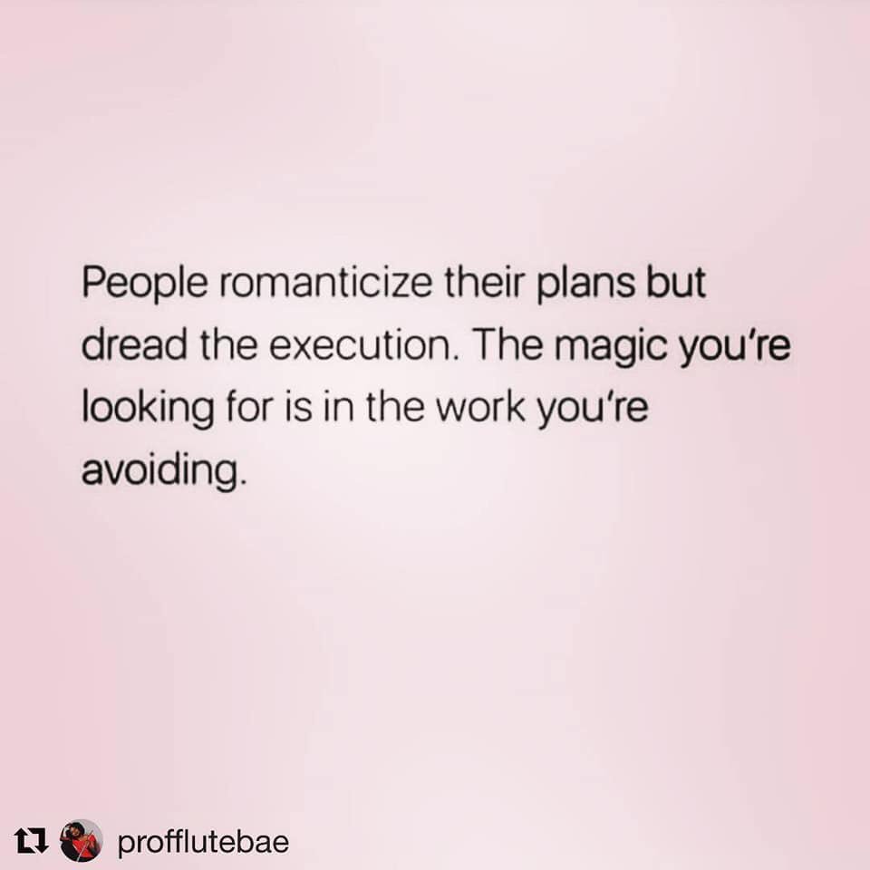 It's "Hump Day," &amp; you've made it halfway through the work week. Pat yourself on the back &amp; keep pushing forward!
#Repost <a href="/profflutebae/">Flutebae</a> with 
“Nothing will work unless you do.”-Maya Angelou #TruthsAndLessons 💡
#dreams #goals #progress #work #success
itunes.apple.com/us/podcast/we-…