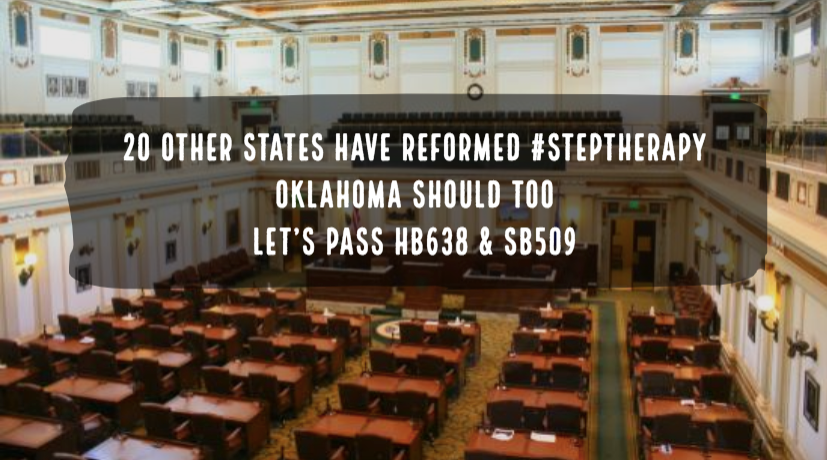 OKFamilyDocs's tweet photo. TODAY is #StepTherapyReform’s Coalition Advocacy Day at the Capitol. We look forward to talking with legislators about #StepTherapyOK #FailFirstOK & #SB509 #HB2638 which help provide patients quicker access to medications prescribed by their doctors. #OKLege #StepTherapy https://t.co/RwwTehLANb