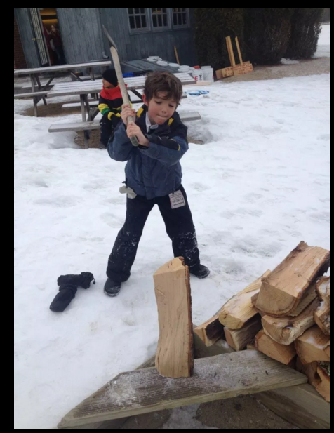 RileySchool2's tweet image. An uncommon sight for K-class.Teaching children to use tools appropriately is often overlooked.Chopping wood is a part of our routine during the Maple Syrup making season. Pic 2-our sandbox is transformed into a boiling area. #mainelife #teachdifferent #whatschoolshouldbe #tlap