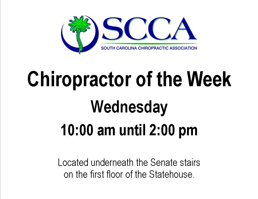 scchiropractic's tweet photo. The chiropractor of the week is Dr. Iva Hughes. https://t.co/pQfZwjTpnJ
