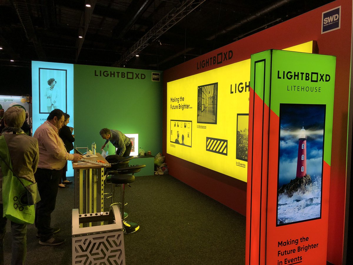 lightboxd's tweet image. Our stand has been getting some great attention at #MSN19 - if you’re @MktgShowNorth , come and see us @dontpanicevents @ProlificNorth
