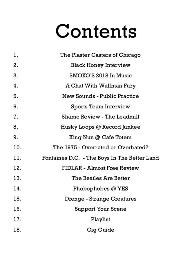 SMOKO Issue 2 is still available to buy online ! Interviews with some cool peeps like <a href="/BLACKHONEYUK/">Black Honey</a> <a href="/SportsTeam_/">Sports Team</a> <a href="/kingnunband/">KING NUN</a> <a href="/fontainesdublin/">Fontaines D.C.</a> <a href="/PPhobes/">Phobophobes</a> <a href="/drenge/">drenge</a> and loads of other super exciting bits !! smokozine.bigcartel.com only £3.50 so a bloody bargain of you ask us xx