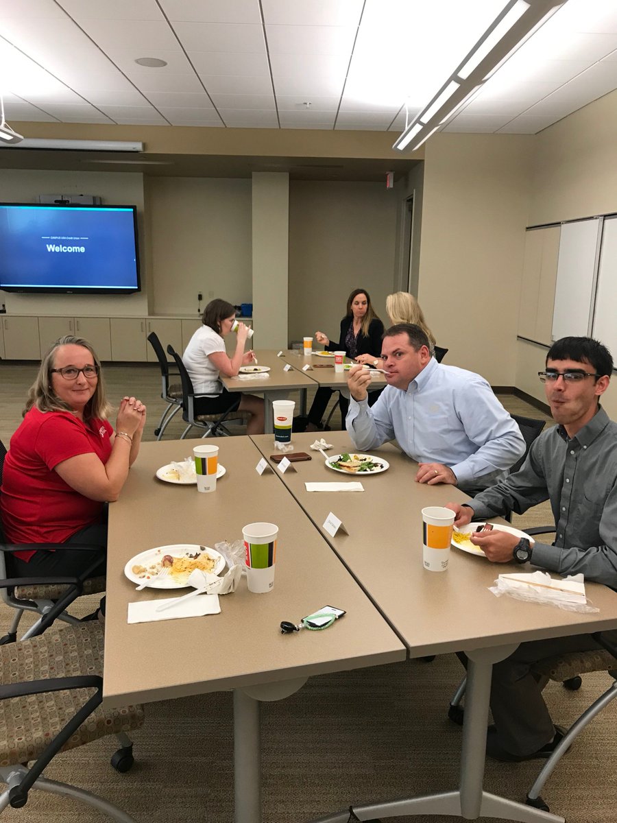 campususacu's tweet image. New Hire Luncheon today at Empower Park! Our Senior Management Team loves getting to know each new employee face-to-face. #WelcomeToCAMPUS #NewSmiles