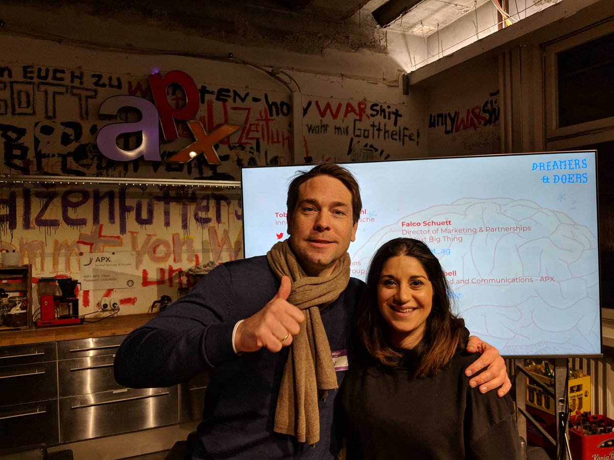 It was great to meet you all: @PorscheLab @nbt_ag @ErinnLSpringer and @BeyofBiz at the @joinAPX and discuss on the impacts of #IoT on our lives.