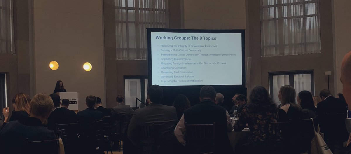 No better, more productive way to spend 2 days #summitfordemocracy