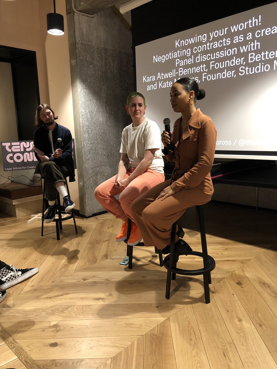 PesaProductions's tweet photo. Advice for creatives:
Be strong in your conviction as to why a company has approached you for a job in the first place @SwakaraUK #tsandcsldn https://t.co/WxkcDopJvo