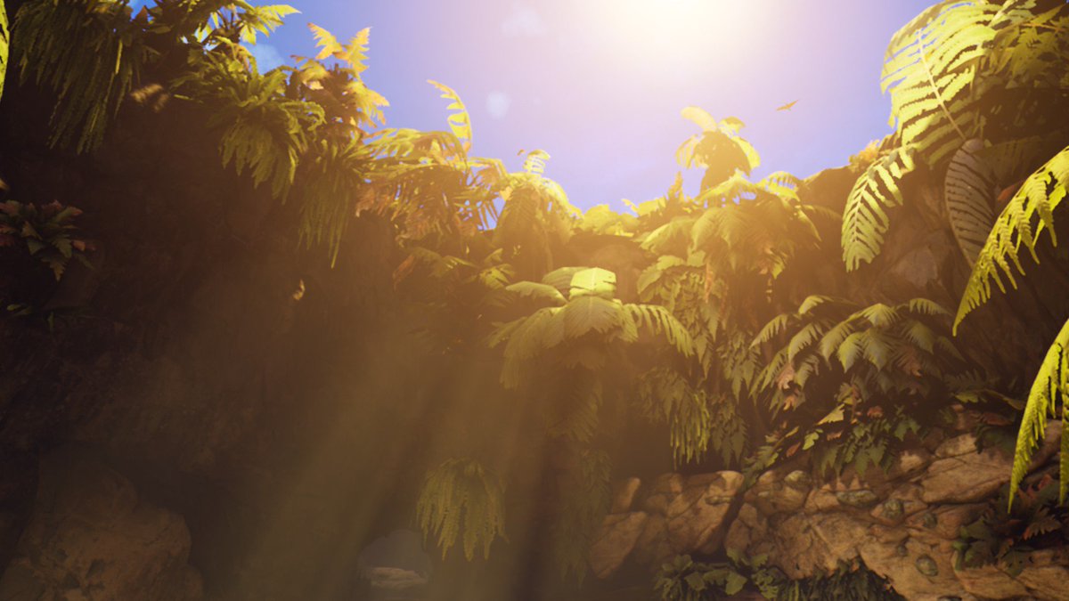 timetransitvr's tweet photo. Sunny skies and warm weather! Perfect day to explore the jungle... 150 million years ago!
#timetransitvr #jurassic #sunny #jungle #indiedev #gamedev #explore #experience #dinosaurs https://t.co/qDWe2f4mpx