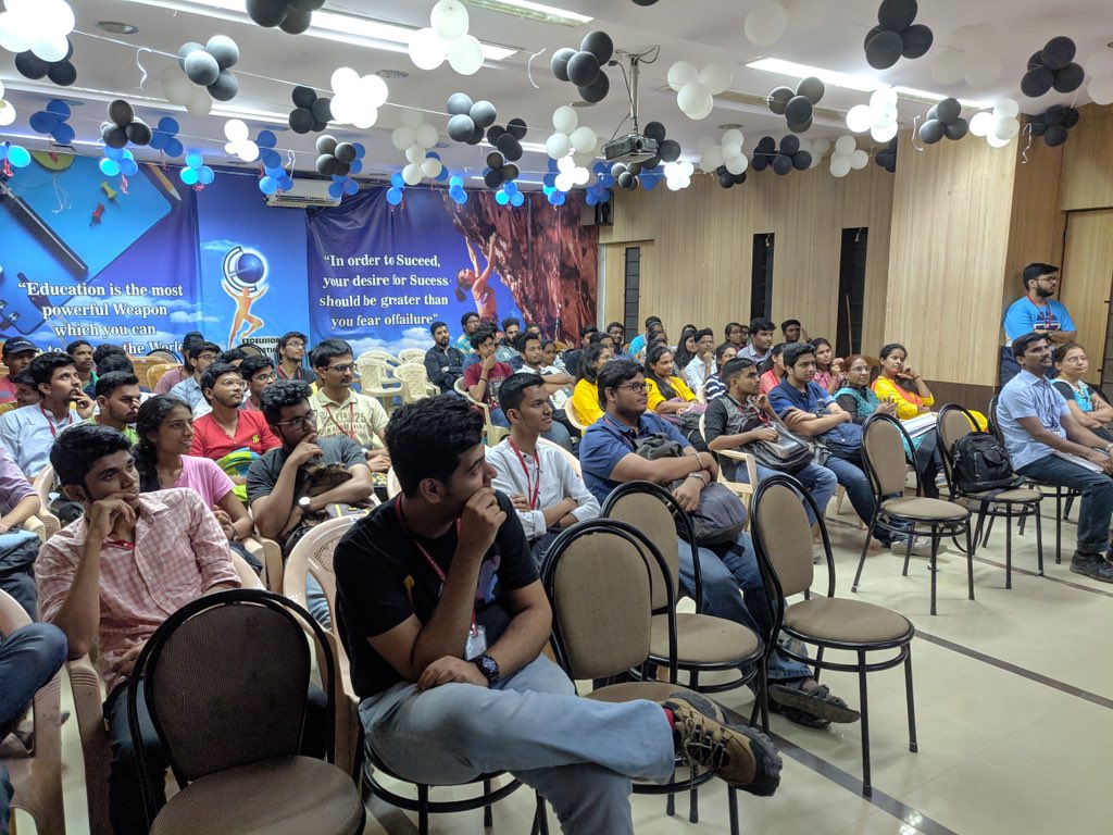 gauvbatra's tweet photo. #DigitalIndia requires a lot more of people to be educate on #CyberSecurity, i am trying to do my bit. An awesome weekend spend by educating 450+ students and professionals  about #Phishing #spoofing #Ransomeware #NevershareOTP #BamaCampaign #Cyberfrat https://t.co/JAVtuPdhf8