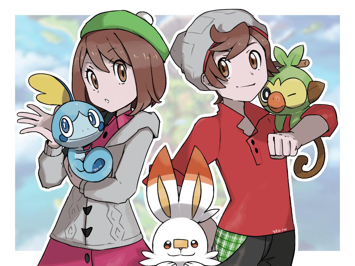 yen_mi1's tweet photo. Welcome to Galar ! 
 
#pokemonswordshield #Scorbunny #Grookey #Sobble #pokemondirect #pokemonday #ポケモン #デジモン #ポケモン剣盾 #ポケモンダイレクト https://t.co/YqGupkAXSC