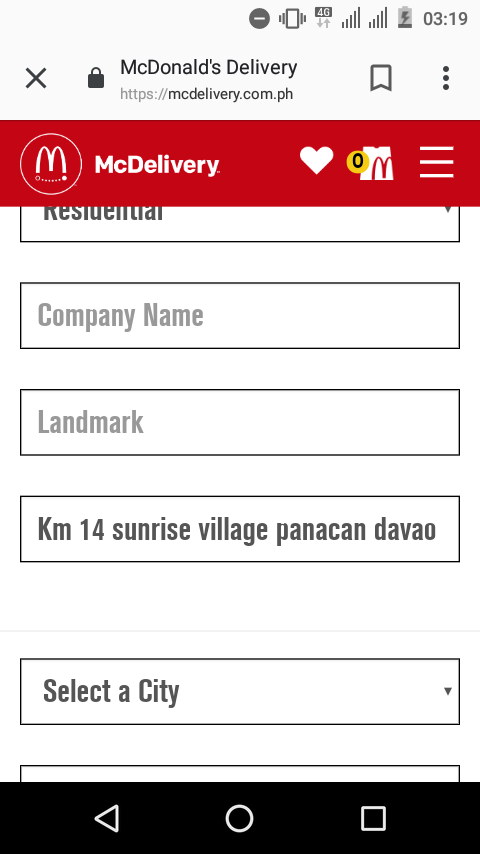 SuperMiiing's tweet photo. Klaro man pag fill up ko sa address @McDo_PH  ba hayss. Gutom naaa😞 https://t.co/Nzhm3EfVYC
