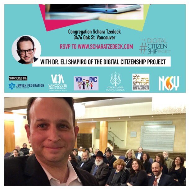 Was great speaking for the #Vancouver community! #DigitalCitizenship #Parenting