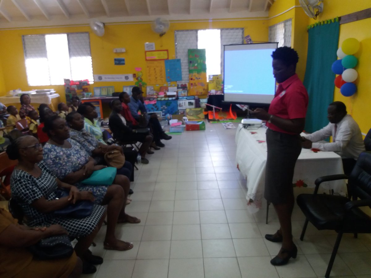 KrisKerr46's tweet photo. @ECCJA Ms. Karena Malcolm, Development Officer-Westmoreland brought greetings on behalf of Mrs.Norda Seymour Hall-Director, Sector Support https://t.co/J39TLIPK4n