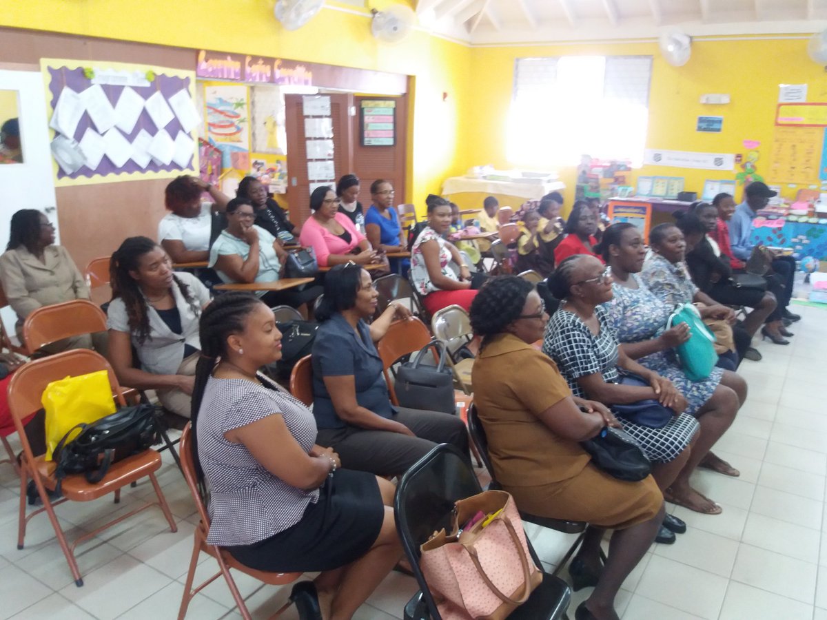 KrisKerr46's tweet photo. @ECCJA Ms. Karena Malcolm, Development Officer-Westmoreland brought greetings on behalf of Mrs.Norda Seymour Hall-Director, Sector Support https://t.co/J39TLIPK4n