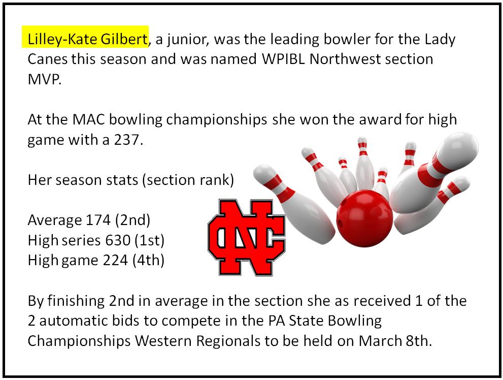 NewCastleSrHS's tweet photo. Congrats to Lilley-Kate Gilbert who was named WPIBL Northwest section MVP!  Click pics for details! https://t.co/vmOs7hbu8p
