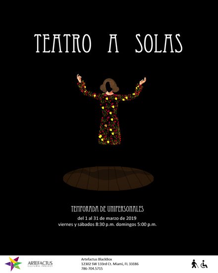 Temporada de unipersonales en <a href="/artefactuspro/">Artefactus</a>. Sigue los detalles aquí ow.ly/zroB30nRpyN