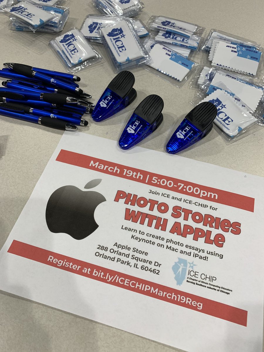 Stop by the PLN plaza and ask us how you can register for our March 19th event at the Apple Store in Orland Park. Grab some goodies while you are here too! #iCE19 <a href="/iTeacher5th/">Michelle Thorne</a> <a href="/JulieNolanRyan/">Julie Ryan</a> <a href="/hotzfield/">Toni Hotzfield</a> <a href="/ice_il/">Illinois Digital Educators Alliance</a>