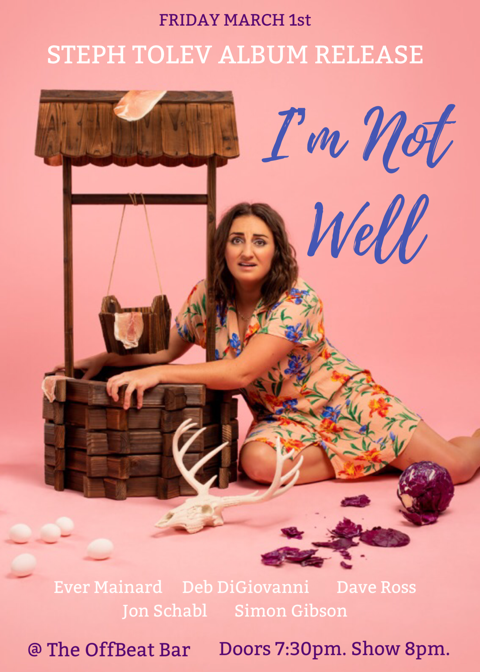 thecomedybureau's tweet photo. #OnTheHorizon #PickoftheDay
@stephtolev's I'm Not Well album release party at #TheOffbeat 3/1
https://t.co/BeyBB4UdhW https://t.co/KBBZmD3bsh