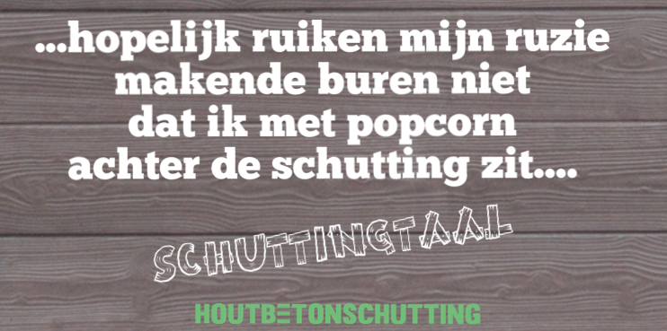 HoutBeton's tweet photo. #schuttingtaal https://t.co/MZR3p0oZs2