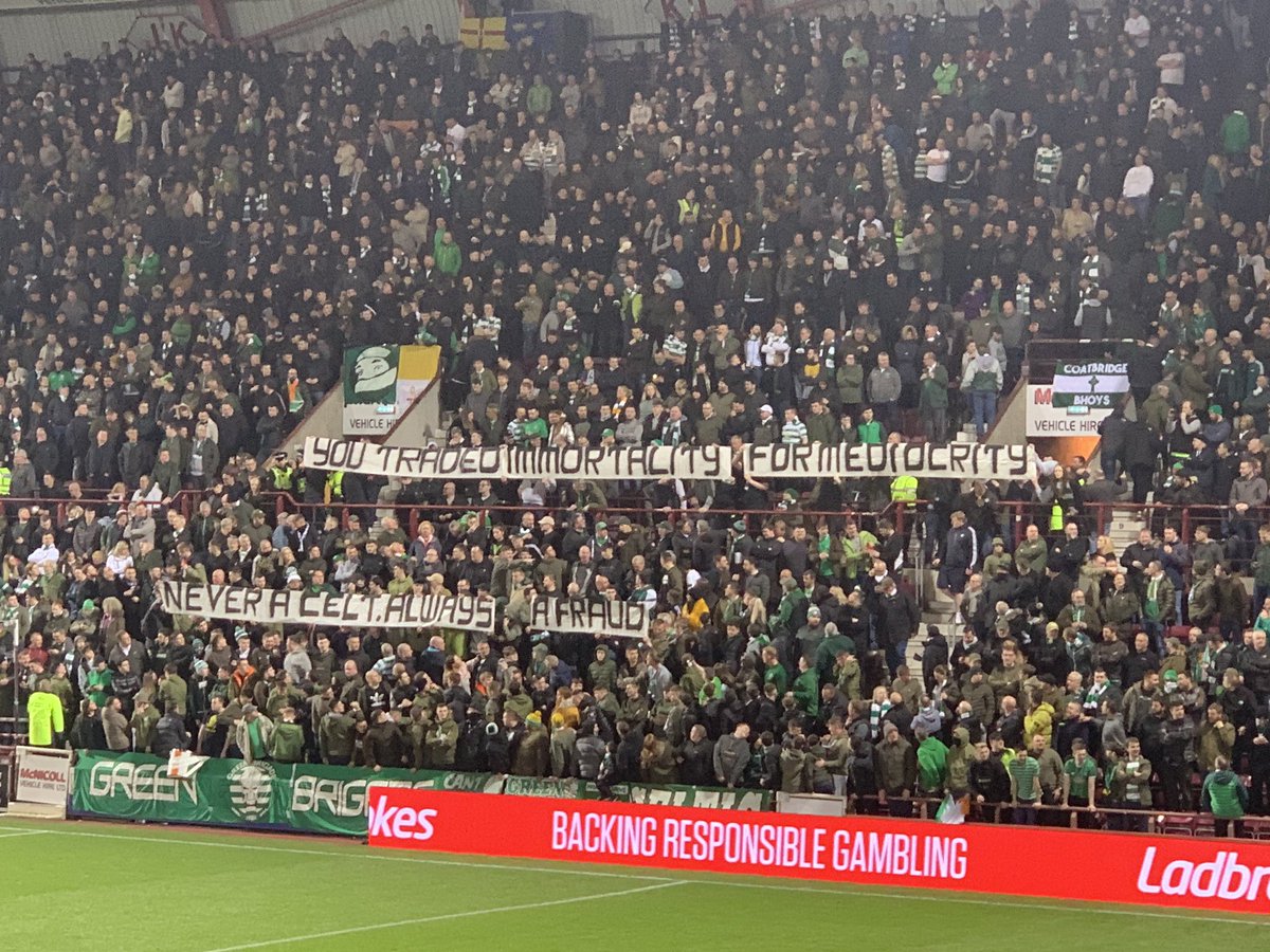 PeterMsport's tweet image. I think the #Celtic fans have nailed #BrendanRodgers #notfooled