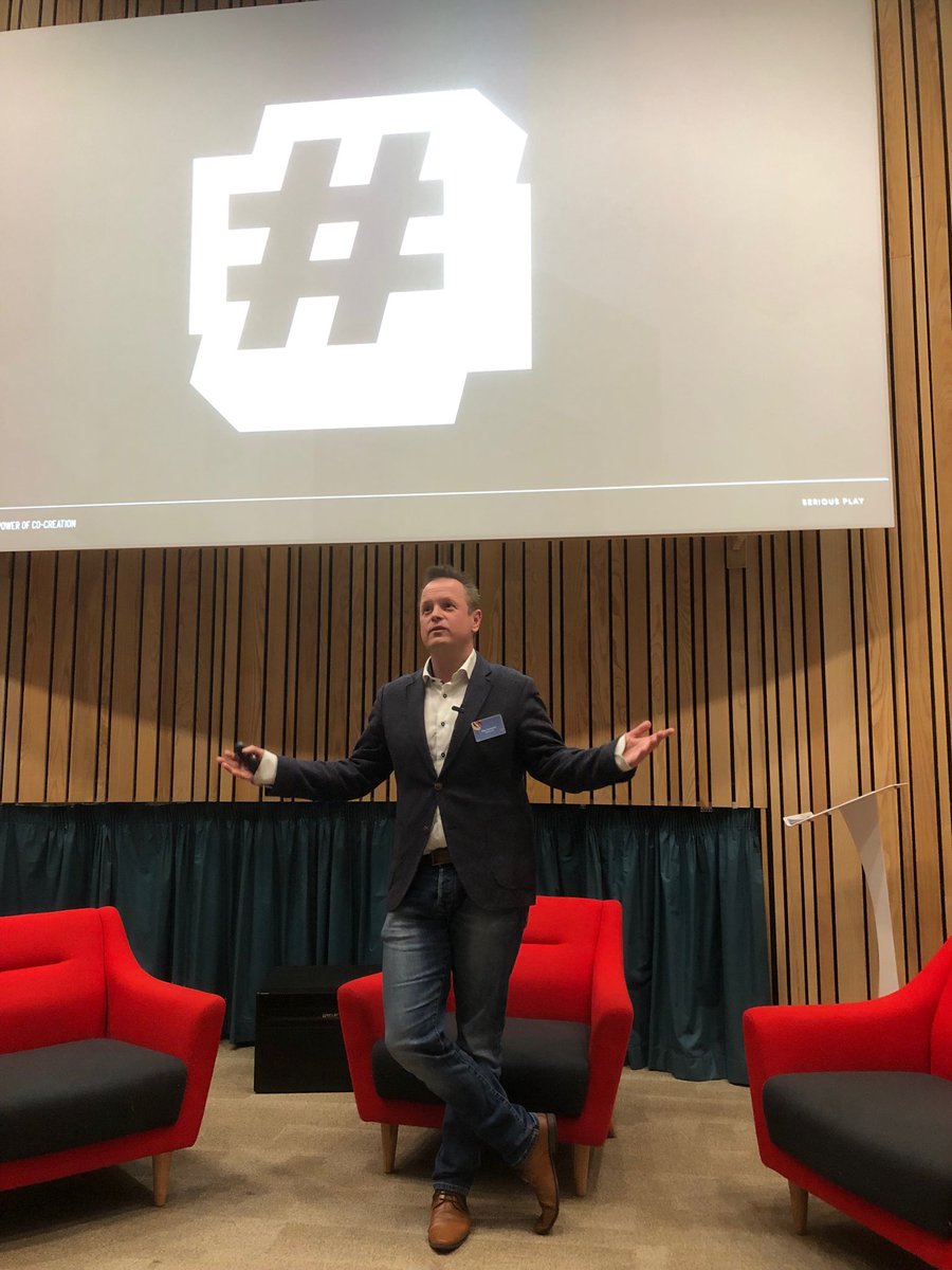 Hixsons's tweet photo. “The biggest tool in coreaction?” ... # The Hashtag! says @mhawkyard  Founding partner of  @amuzogames. Strategy Director of @thegamebrain presenting at @CIM_Exchange #mikewarne  #mwe19 event on #cocreation at ⁦@bournemouthuni⁩ https://t.co/iC936qqajZ