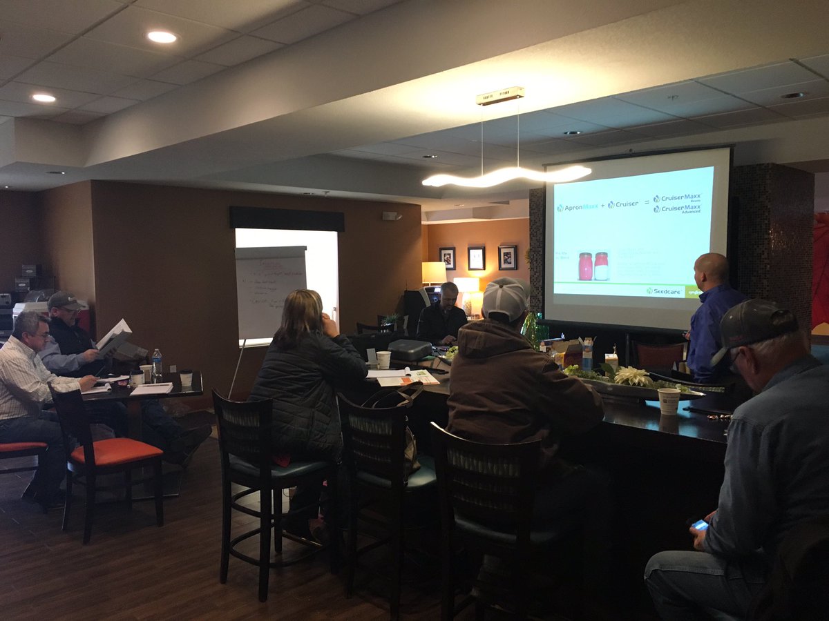 Ryan_Stewart02's tweet photo. Thanks to KSI and Syngenta for conducting seed treatment training for Beachner Grain seed reps over the past two days!! #KSIConveyors #BeachnerGrain #Syngenta https://t.co/Bc2NxUFCHu